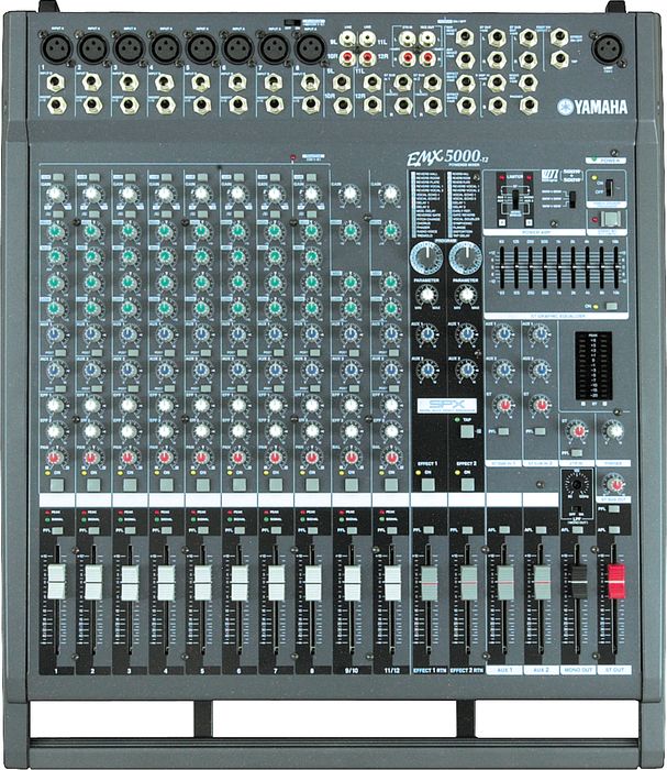 パワードミキサー レンタル YAMAHA EMX 5000 12ch | 音楽堂 福光
