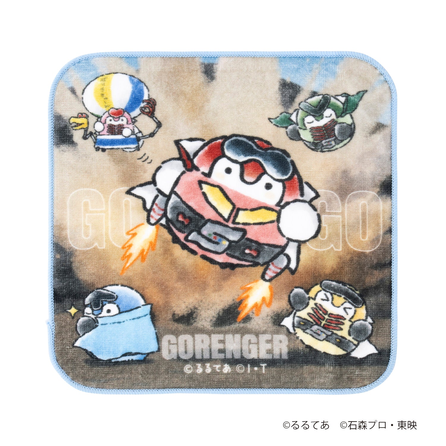 ゴレンジャー×コウペンちゃん ハンドタオル（GOGOゴレンジャー