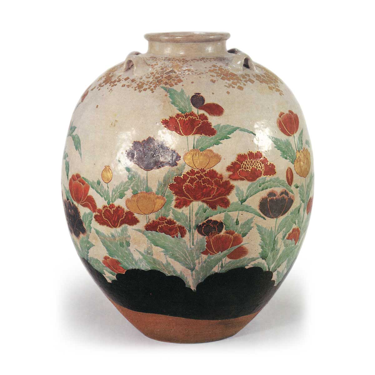 色絵芥子図茶壺 | 鶴田 純久の章 お話