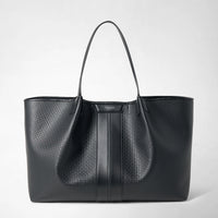 STEPAN製ブラックメンズトートバッグ
