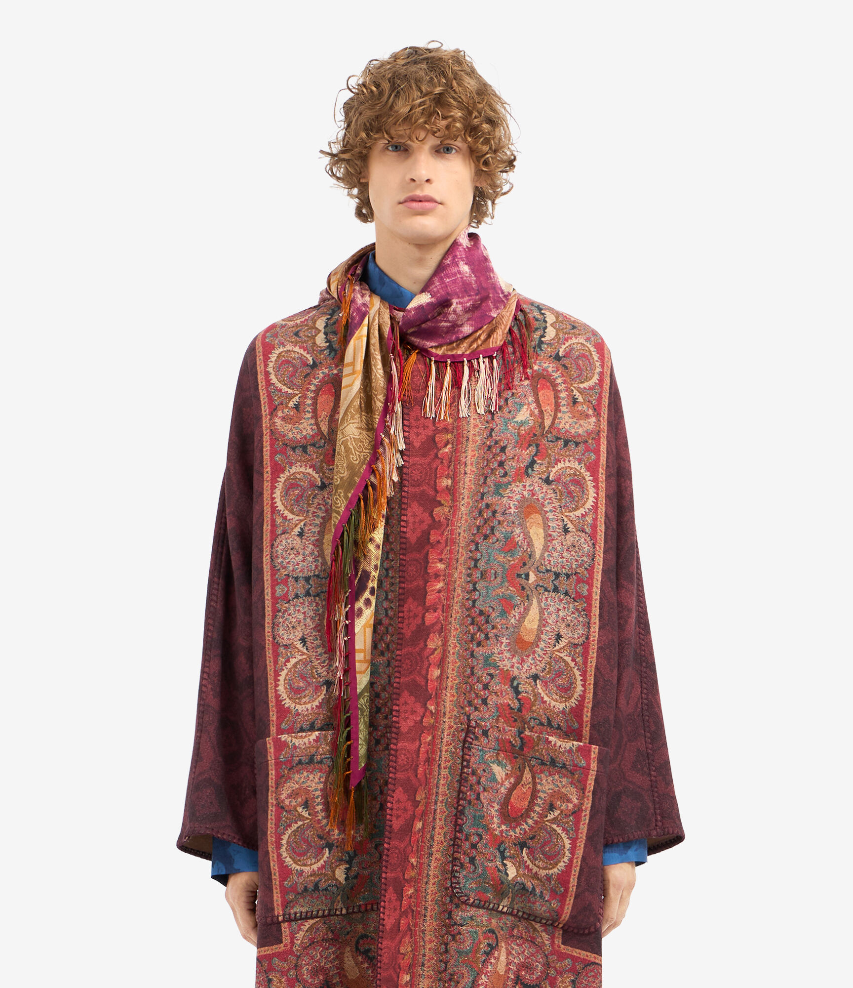 ALOEUW Scarf Silk 100x100 in Multicolor | Pierre-Louis Mascia®