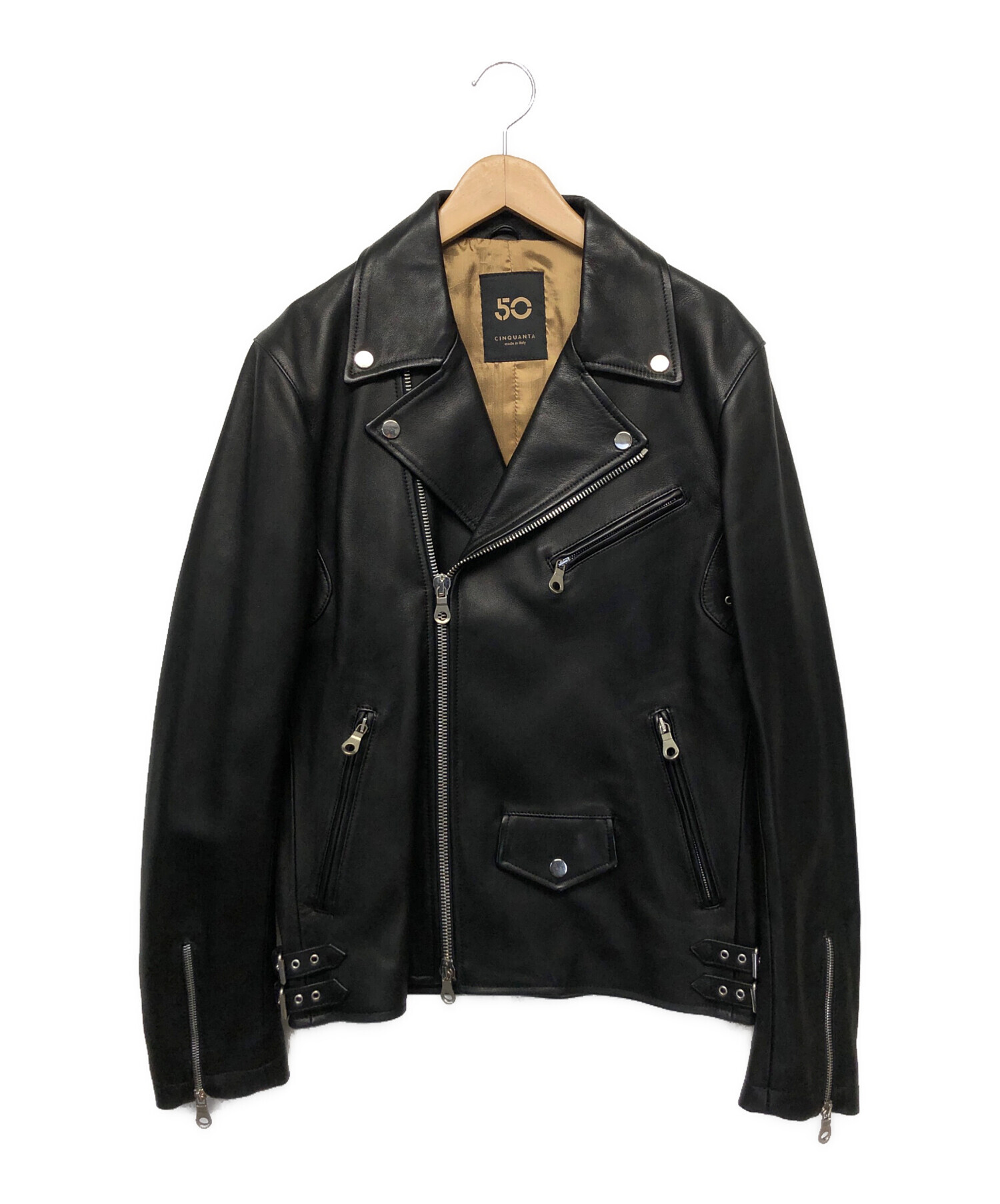 中古・古着通販】Cinquanta (チンクワンタ) ダブルライダース