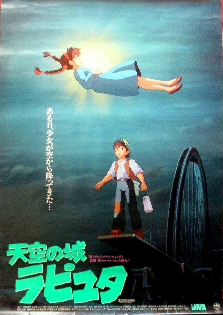 スタジオジブリ 劇場用 宮崎駿 天空の城ラピュタ B2ポスター - メルカリ