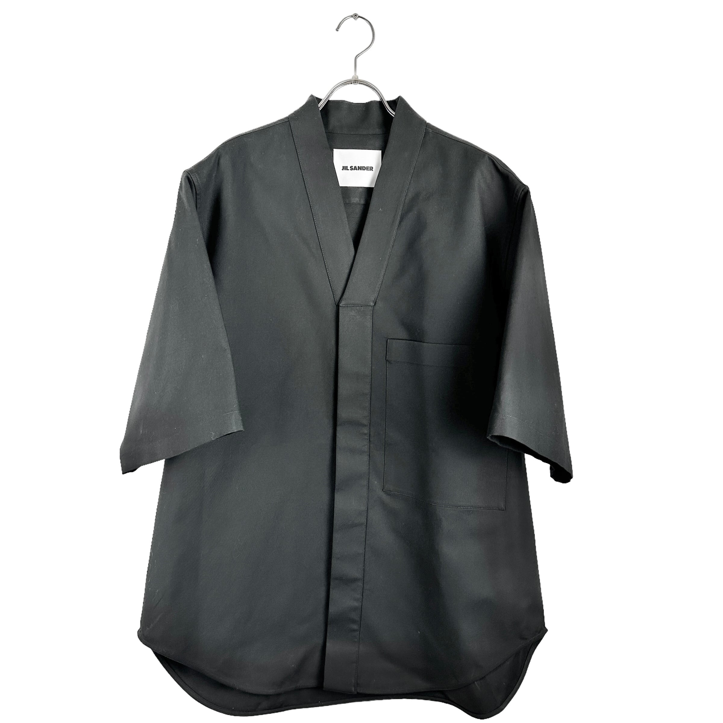 JIL SANDER（ジルサンダー）kimono shirt (black) | command+enter
