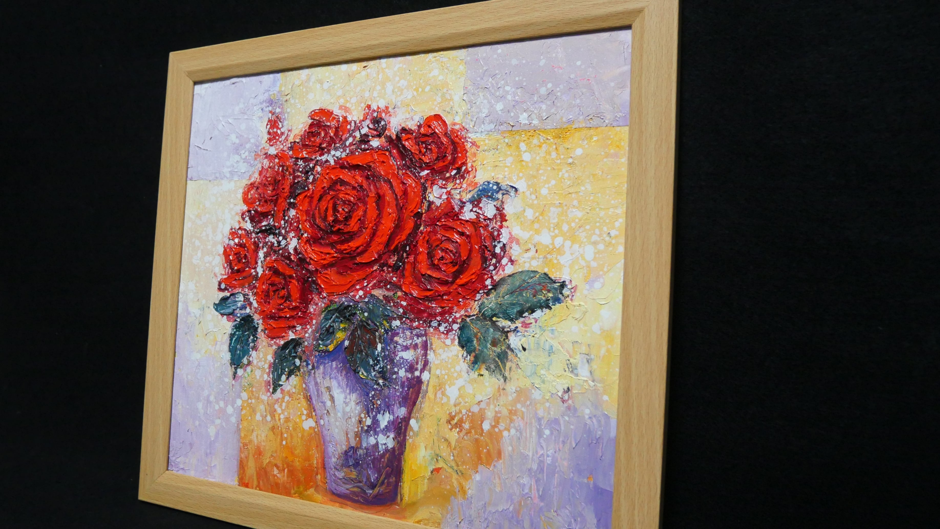 田渕眞兒 油絵 油彩 薔薇シリーズ 花 No.30+s 田渕眞兒 油絵 油彩 薔薇