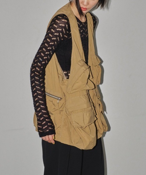 TODAYFUL Nylon Pocket Vest/ナイロンポケットベスト