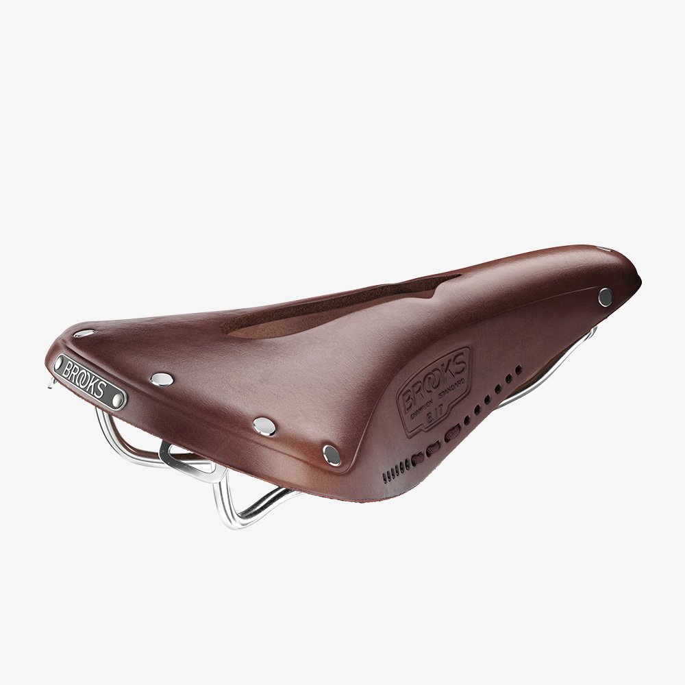 B17 Carved, the leather touring saddle - Brooks England