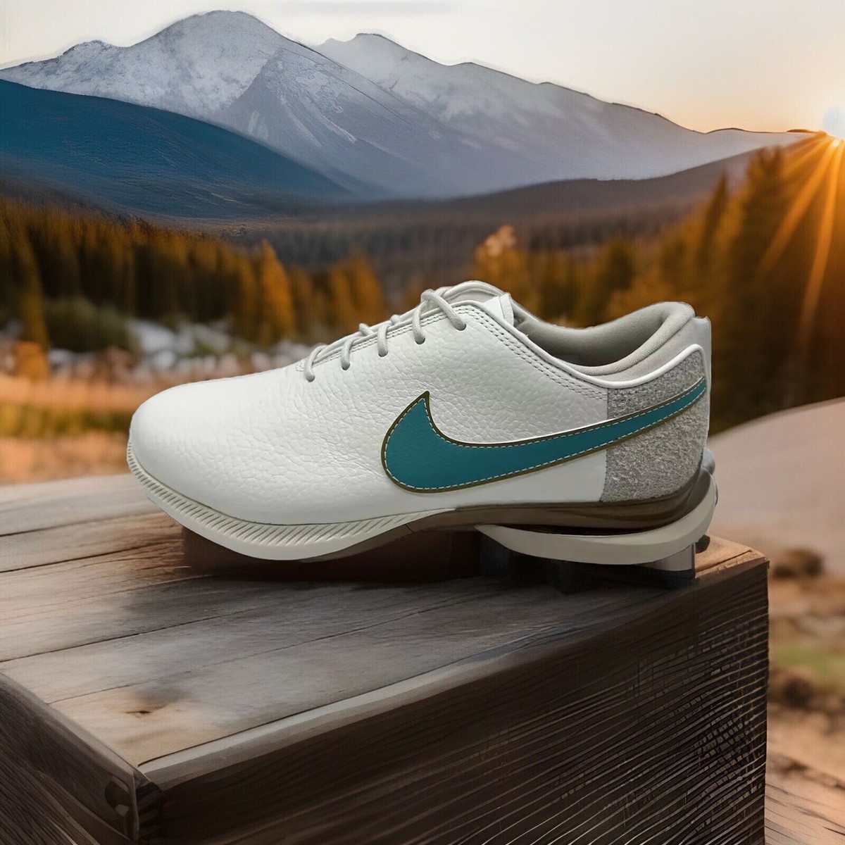 Mens Nike Air Zoom Victory Tour 2 Golf Shoes NRG Ivory Green Tan 8