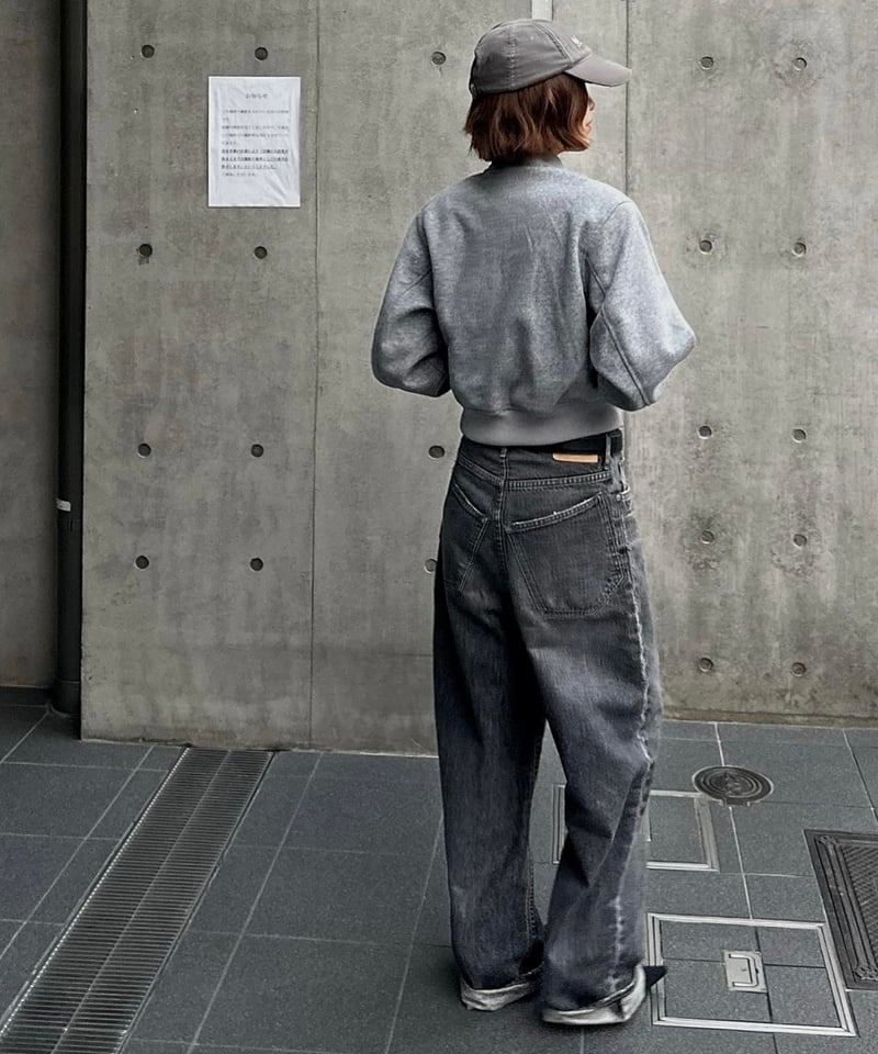 original wide denim black | ok.soon