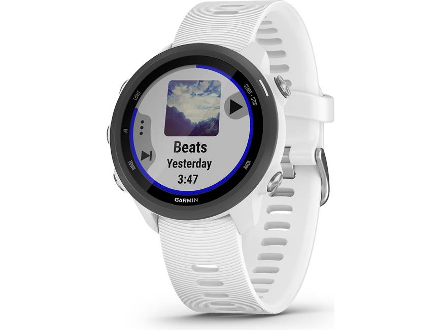 Garmin Forerunner 245 Music (White) GPS running watch with music