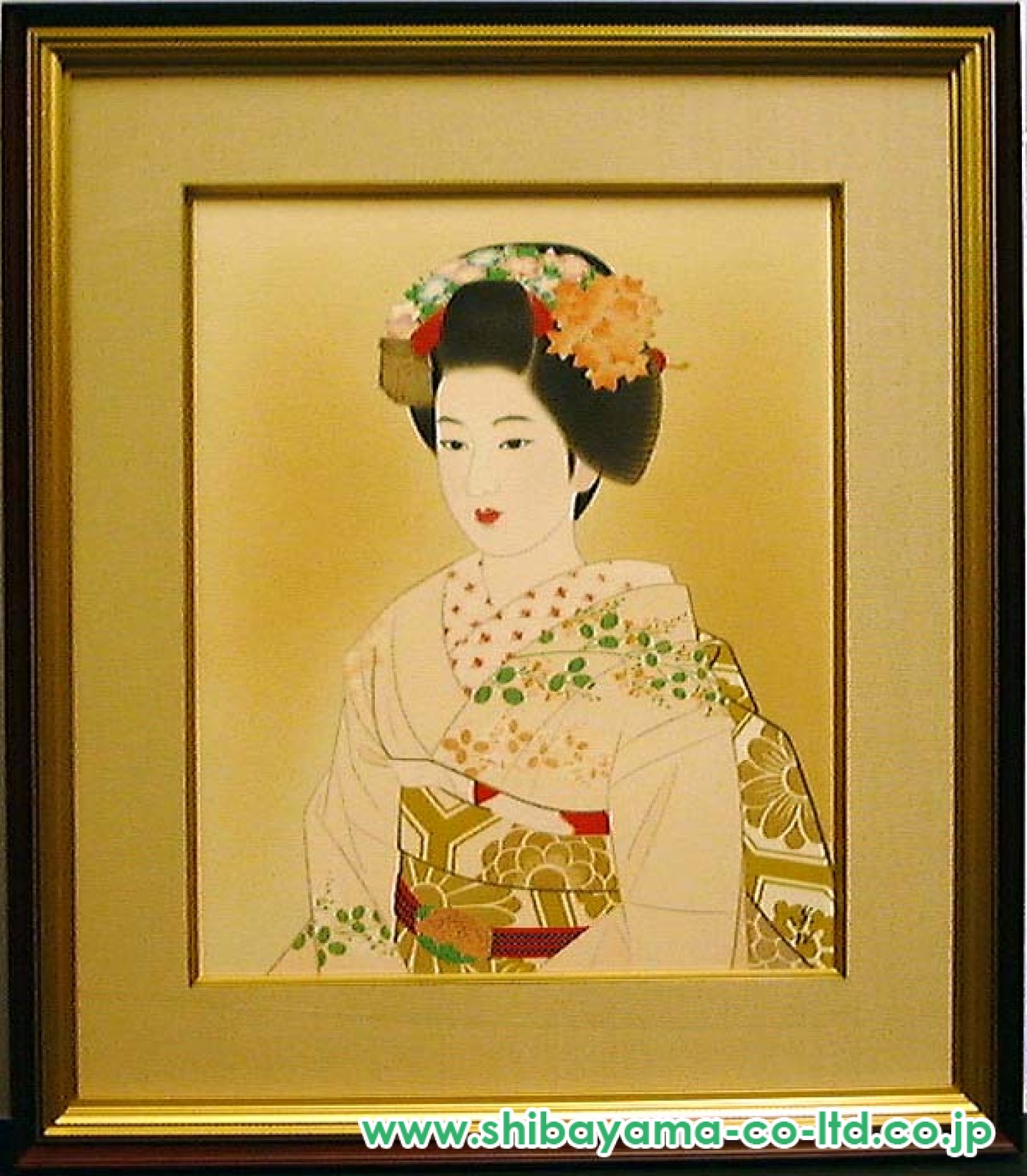 伊東深水「舞妓」リトグラフ :: 絵画買取・販売 - シバヤマ