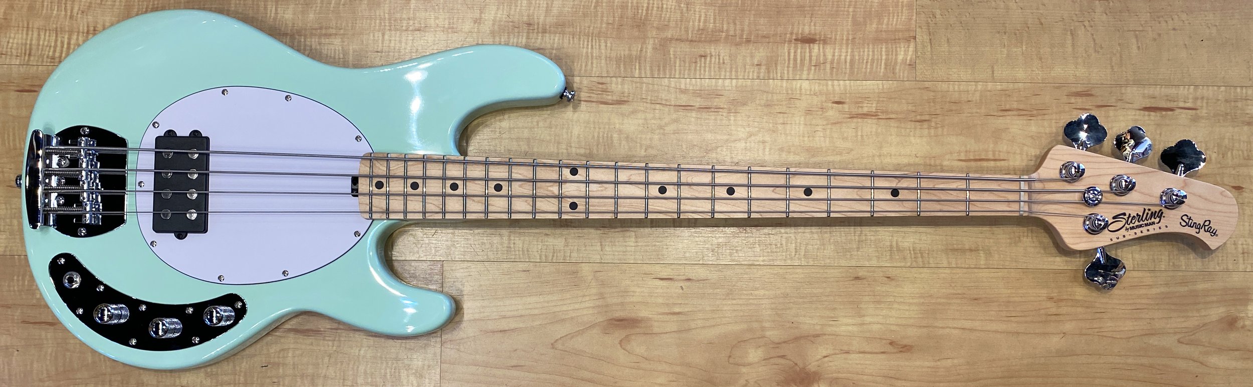 Sterling By Music Man StingRay Ray4 Bass Guitar Mint Green — Andy