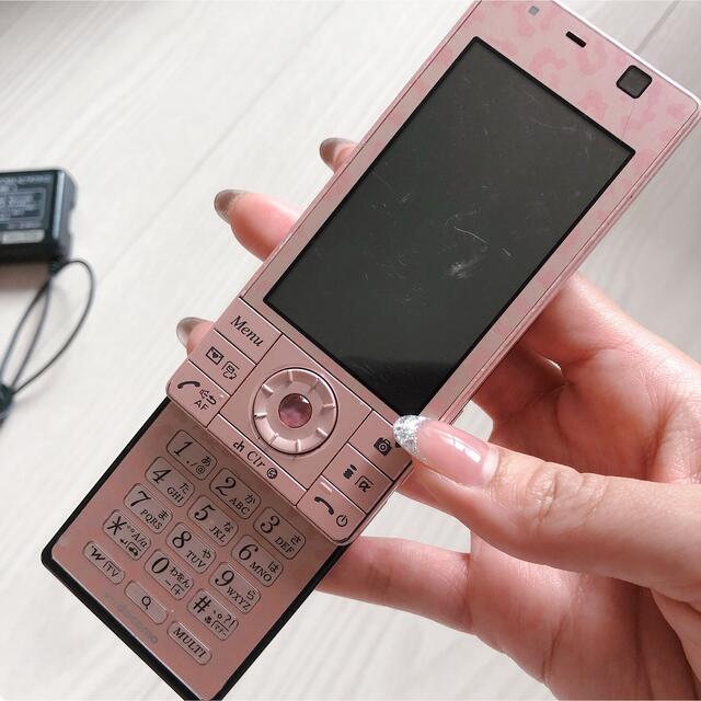 ドコモ F-04C LOVE SWEET PINK Pinky Girlsの通販 by yuu's shop｜ラクマ