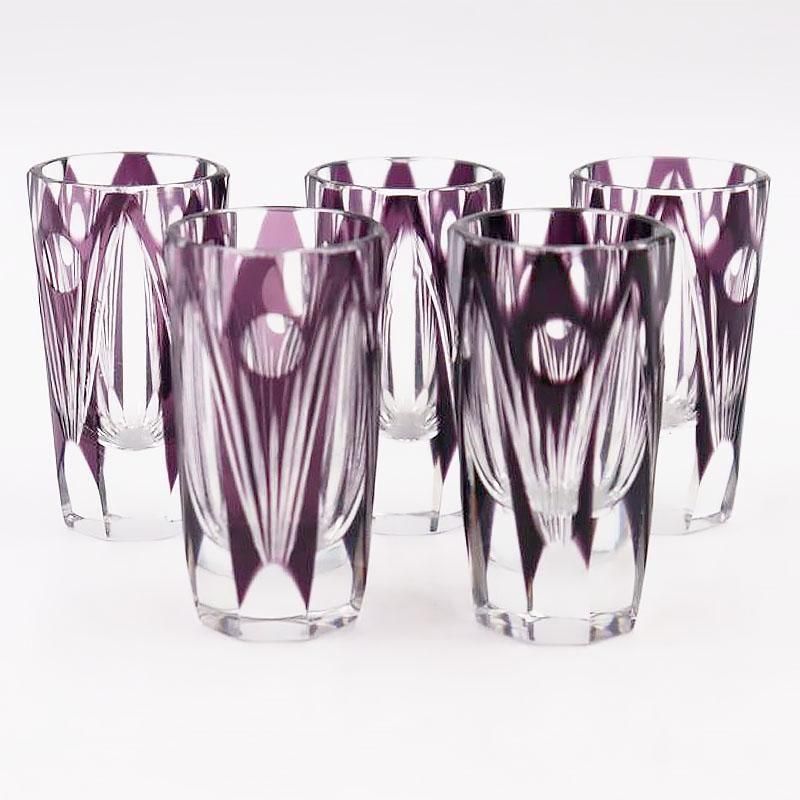 グラス・コップ｜大正〜昭和のアンティークガラス製コップ・ワイン