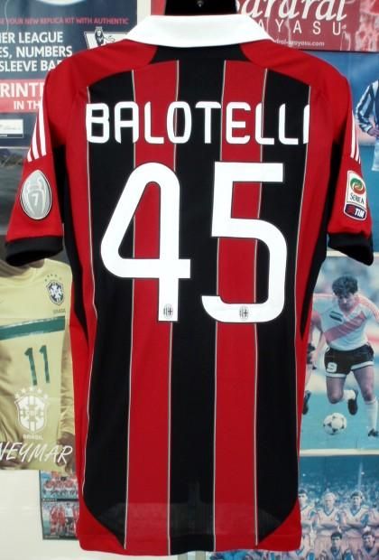 ACミラン（H）12/13選手支給TECH-FIT バロテッリ＃45 - DON VALON