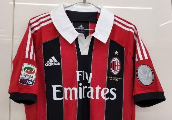 ACミラン（H) 12/13 選手支給 TECH FIT バロテッリ＃45