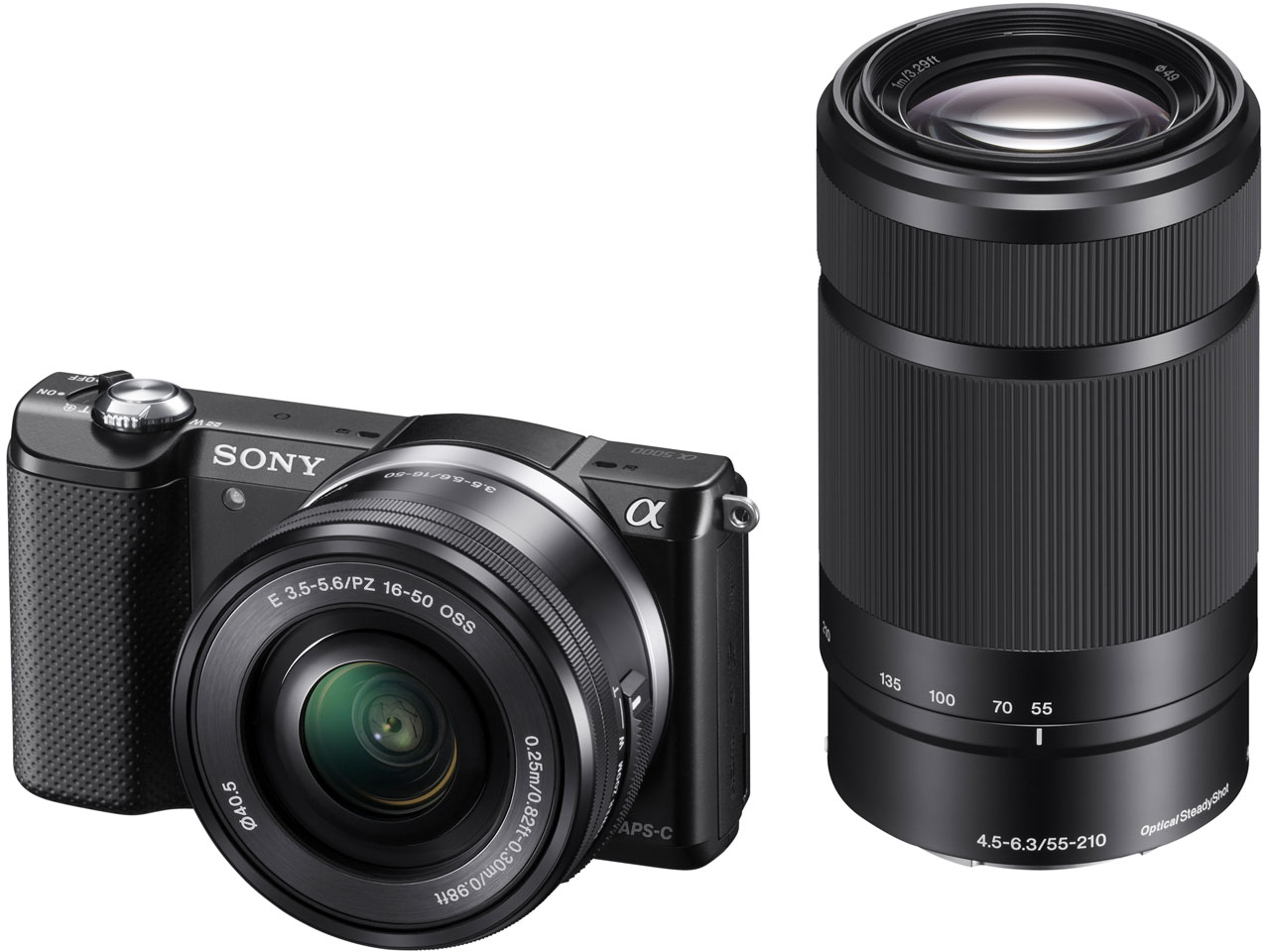 SONY α5000 ILCE-5000Y ダブルズームレンズキット [ブラック] 価格比較