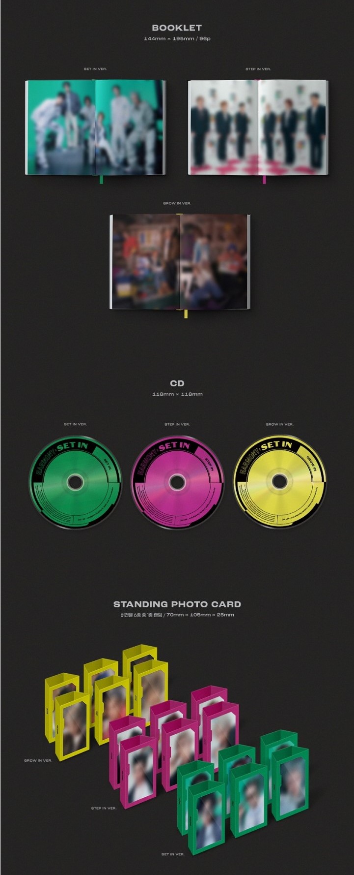 P1HARMONY – HARMONY : SET IN (5TH MINI ALBUM). A RANDOM VER