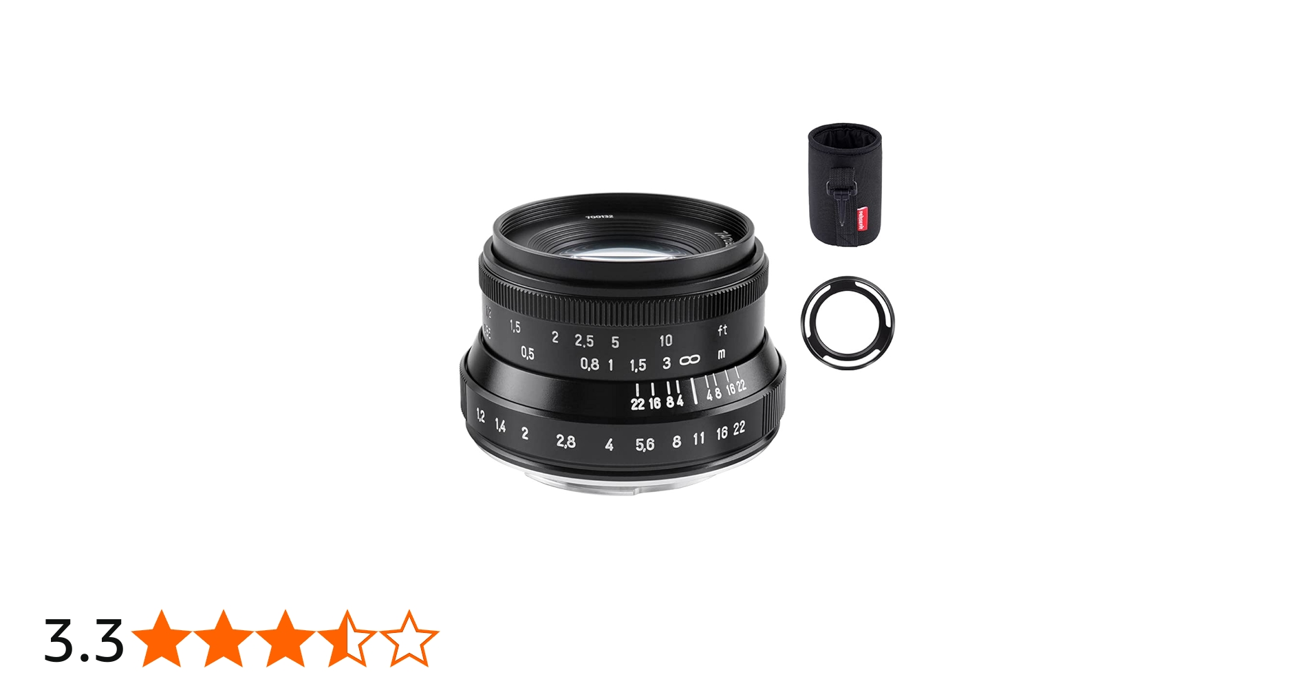 Amazon | 7artisans 35mm F1.2 V2.0 交換レンズ 二代目 Fuji Xマウント