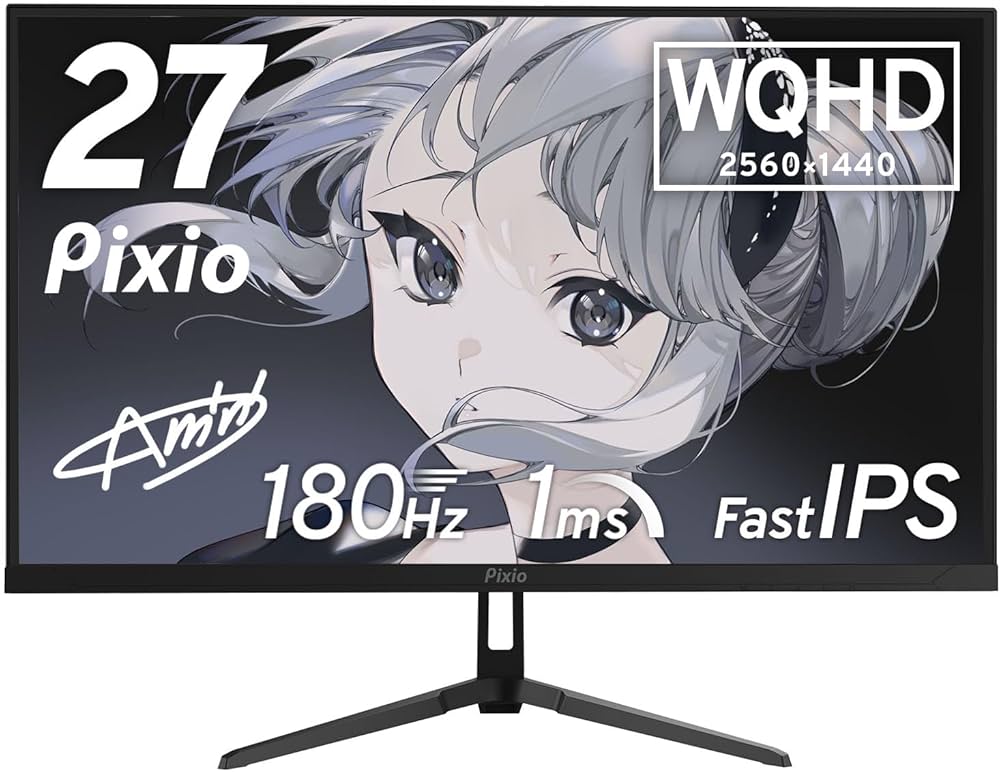 Amazon.co.jp: Pixio PX278 WAVE Black ゲーミングモニター 27インチ