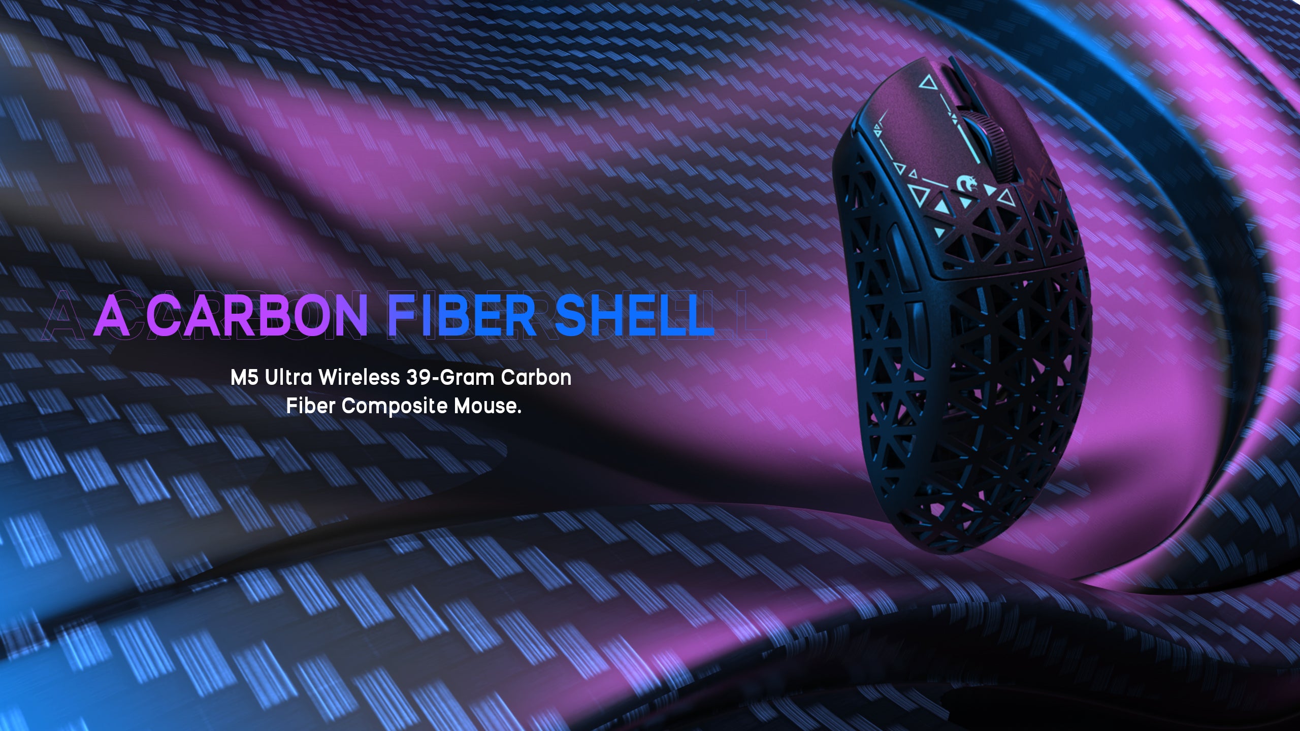 M5 Ultra Carbon Fiber 39g | Wireless 8000Hz PAW3950MAX – MAMBASNAKE