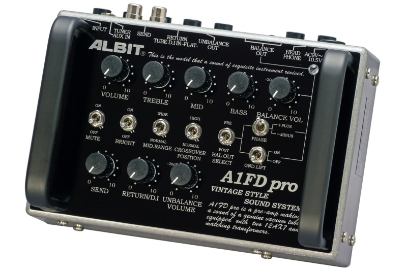 ALBIT / A1FD pro PRE-AMP D.I ギター・ベース兼用 プリアンプ
