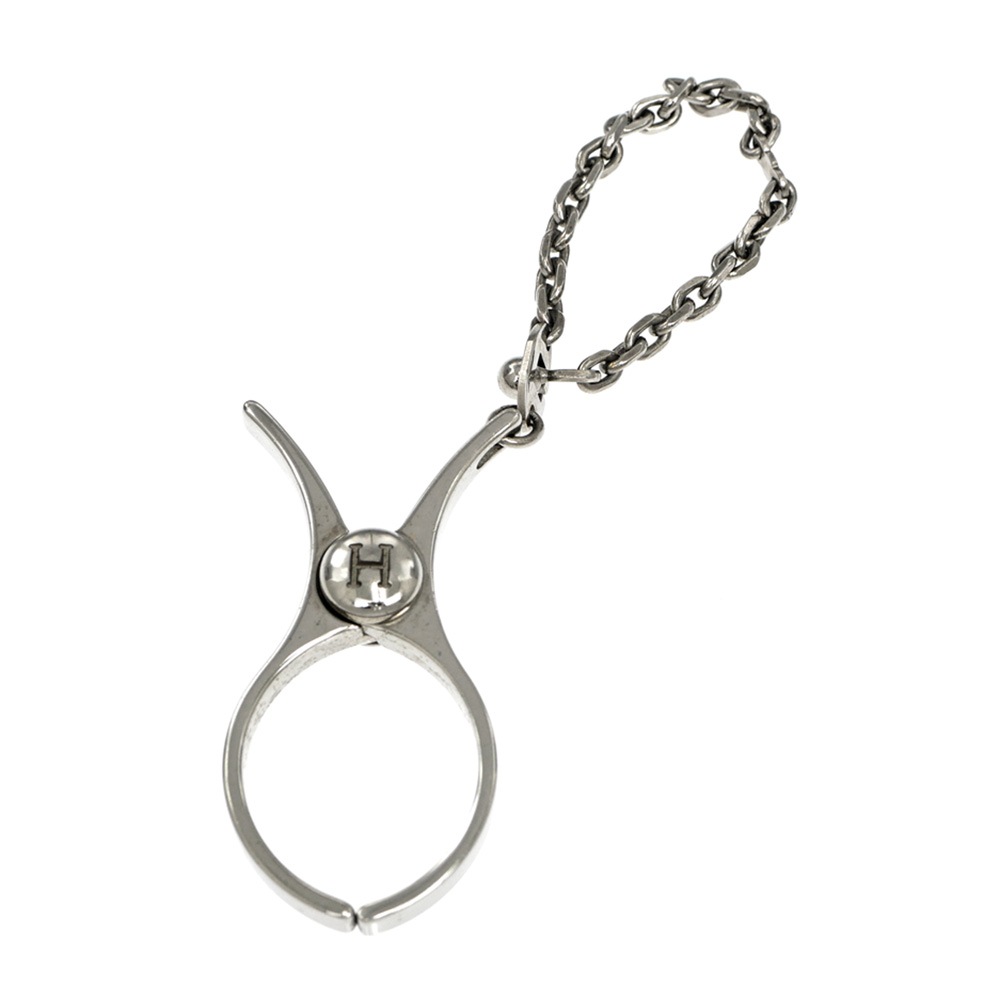 名東】【HERMES】エルメス フィルー グローブホルダー シルバー