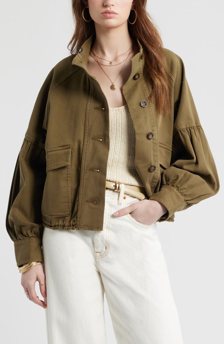Treasure & Bond Blouson Twill Utility Jacket | Nordstrom