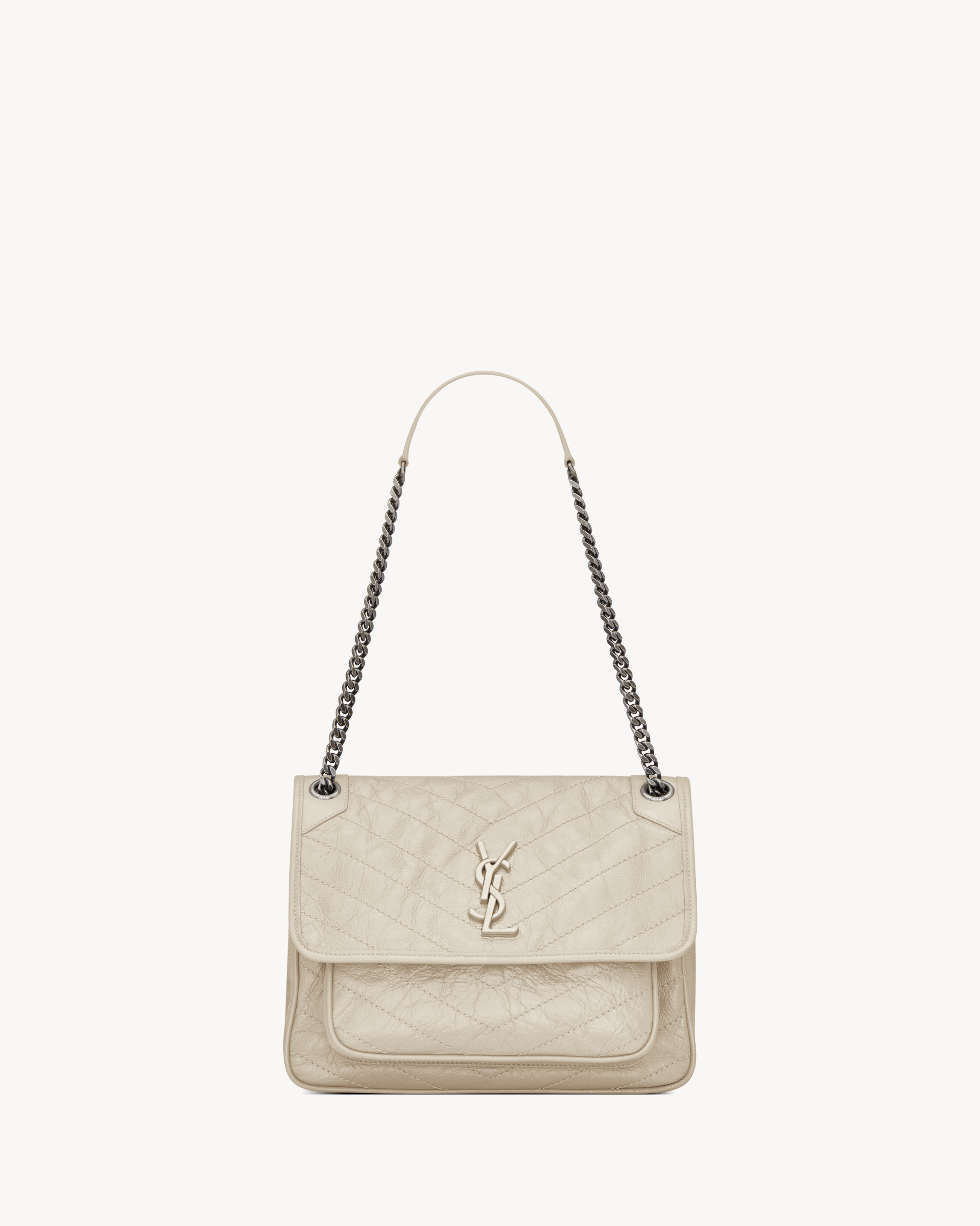 ニキ ミディアム（ヴィンテージレザー） ホワイト | Saint Laurent