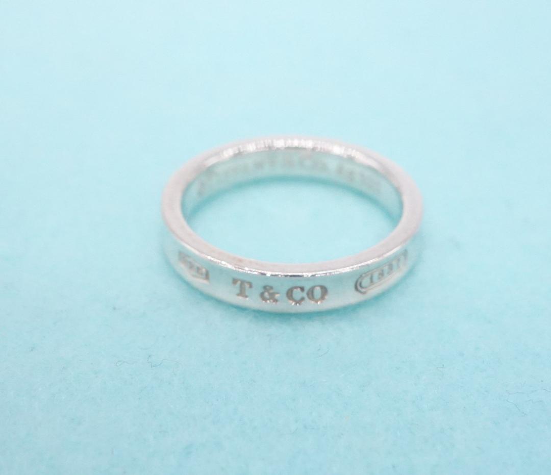 Tiffany & Co. ナローリング16号1837 シルバー925