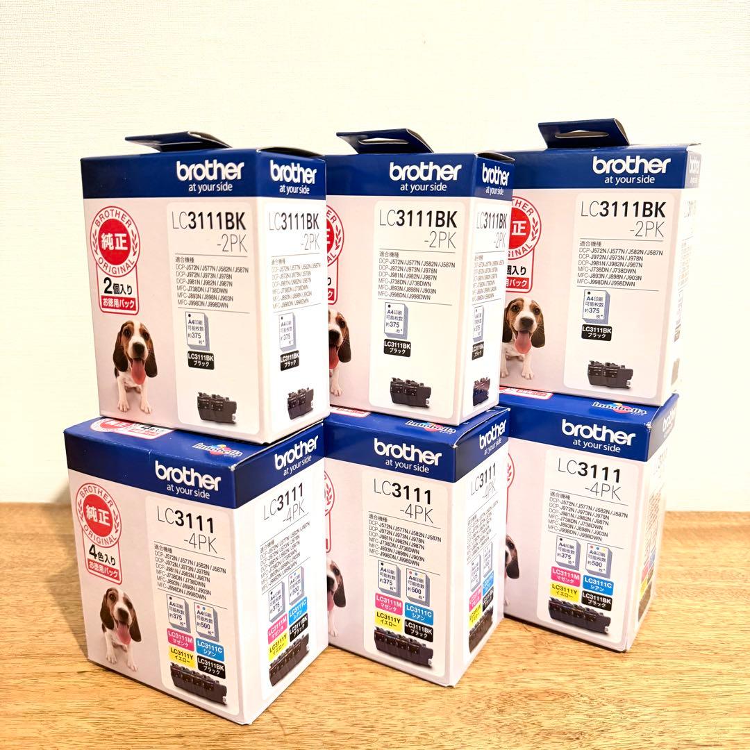 【 未開封・純正 】brother インク LC3111 全18個 6箱セット Amazon.co.jp: ブラザー工業 【brother純正】インクカートリッジ4色