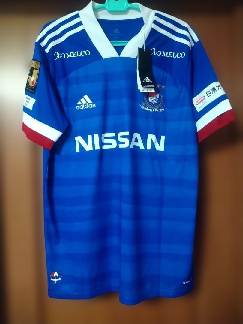正規品　横浜F・マリノス2020シーズンユニフォーム　未使用紙タグ付き adidas 横浜Fマリノス 2020 ユニフォーム ホーム 半袖 レプリカ HHM70