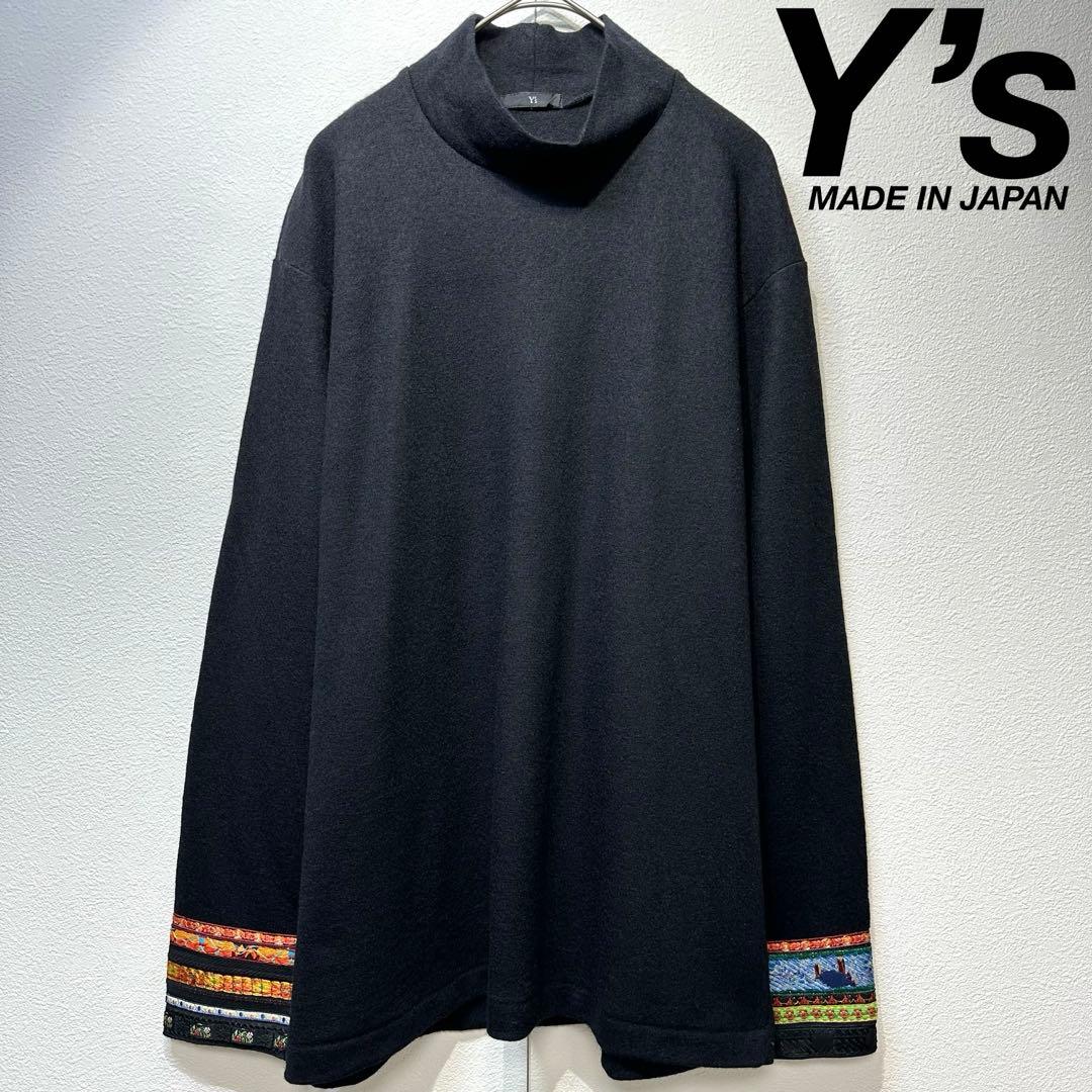 希少 美品 ワイズヨウジヤマモト ウール ハイネック 総柄 刺繍デザイン ニット Y's COLORS WITH SUMIRE | Yohji Yamamoto (ヨウジヤマモト) Official Site