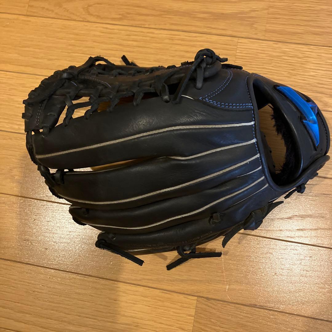 【美品】MIZUNO WILL DRIVE ミズノ ウィルドライブ グローブ 黒 WILL DRIVE ソフトボール グローブ 男子 ミズノ MIZUNO 内野 右投げ