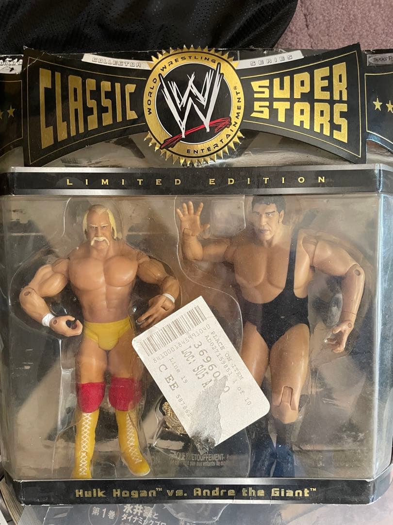 WWE ジャックス　クラシックスーパースターズ　限定　ハルクホーガンvsアンドレ WWE ジャックス クラシックスーパースターズ 限定 ハルクホーガンvs