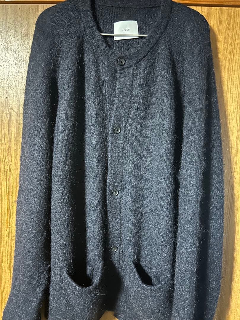 12/25までの出品予定 stein KID MOHAIR CARDIGAN stein - stein 22ss KID MOHAIR CARDIGANの通販 by だっ｜シュタイン