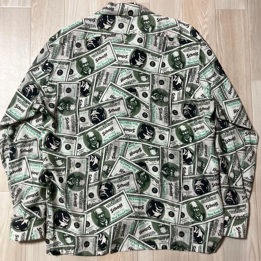 schott レーヨンシャツ ドル札柄 XL - メルカリ