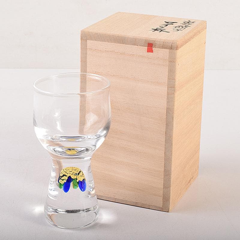 ガラス作家　小林貢作　宙吹硝子　ワイン杯　共箱　C　R7834 ガラス作家 小林貢作 宙吹硝子 ワイン杯 共箱 C R7834 - メルカリ