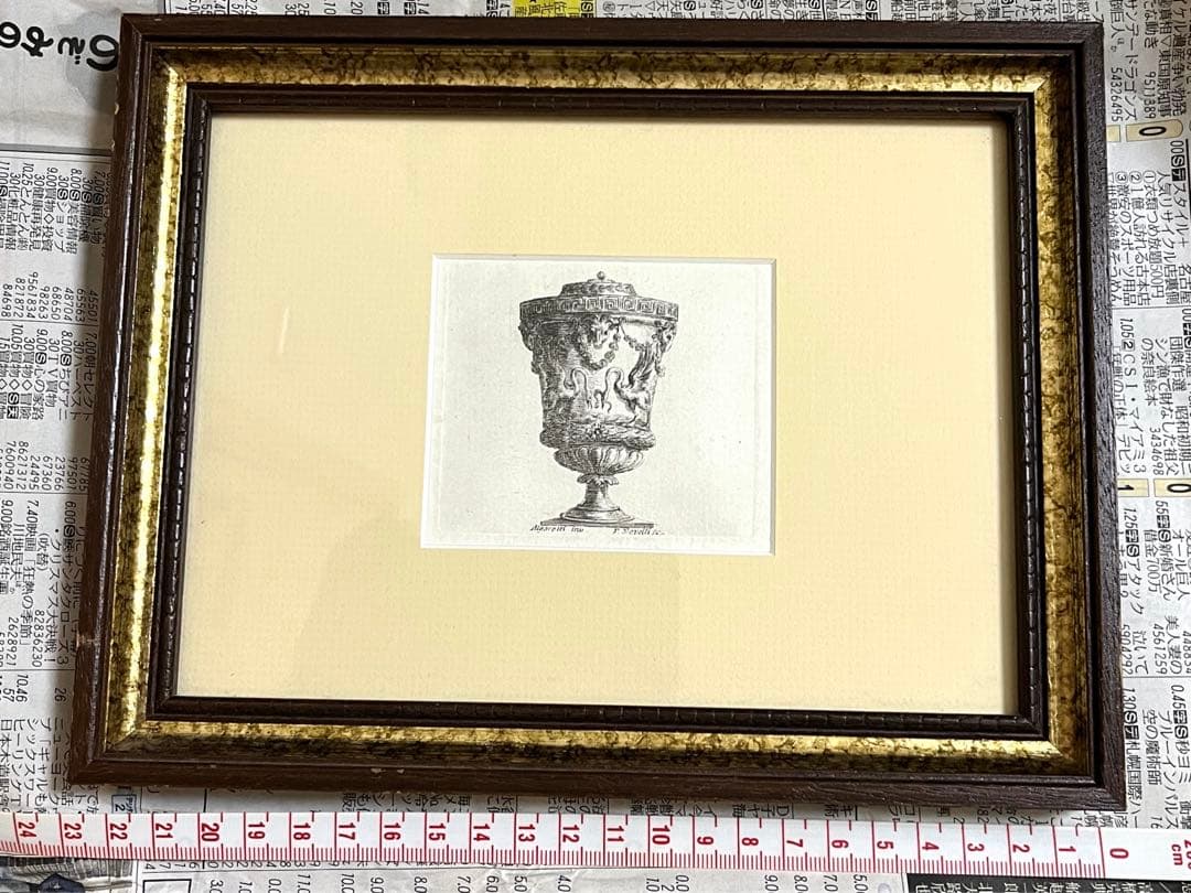 西洋絵画 アンティーク ヴィンテージ 額縁 額装