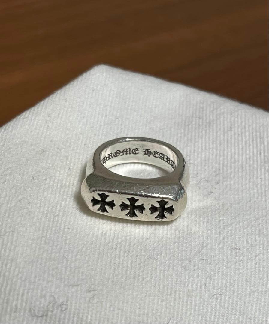 クロムハーツ　リング　LIL PJ CHROME HEARTS クロムハーツ リルPJ 3CHプラス リング 19号 LIL PJ 3CH