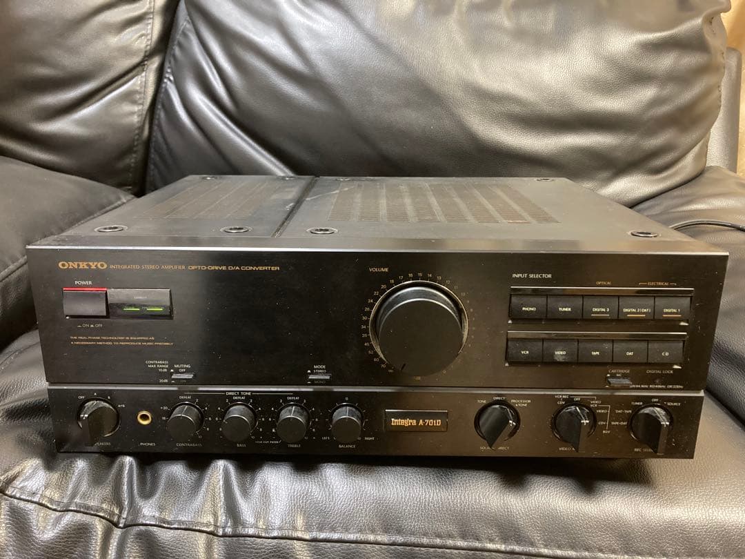 ONKYO INTEGRA A-701Dプリメインアンプ ONKYO（オンキヨー） Onkyo Integra A-701D 1980年代 オンキョー
