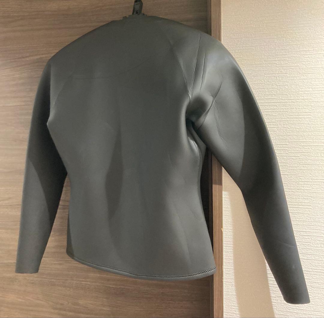 RVCA ブラック タッパー フロントジッパー XL 2mm