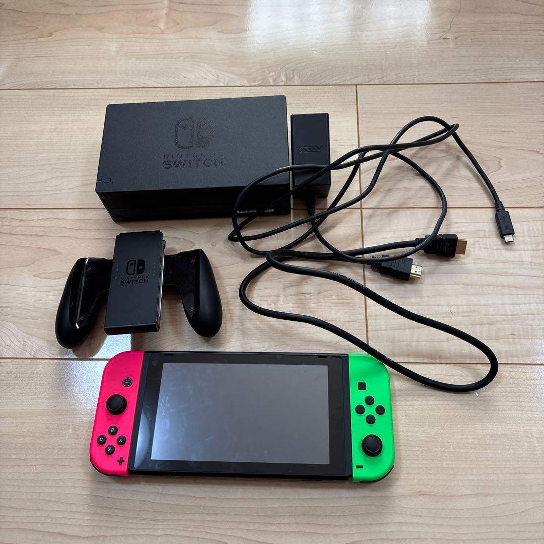 Nintendo Switch ネオンレッド/ネオングリーン 本体 Nintendo Switch 本体【Joy-Con(L) ネオンブルー/(R) ネオンレッド