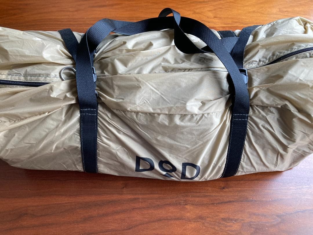 【未使用】DOD ライダーズバイクインテント（ベージュ） DOD ライダーズバイクインテント | テント・タープ |沖縄でキャンプ