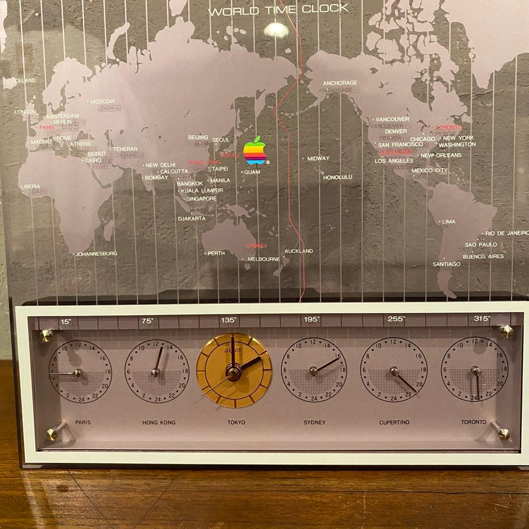 超希少 デッドストック Apple社内配布 ワールドタイムクロック コレクション