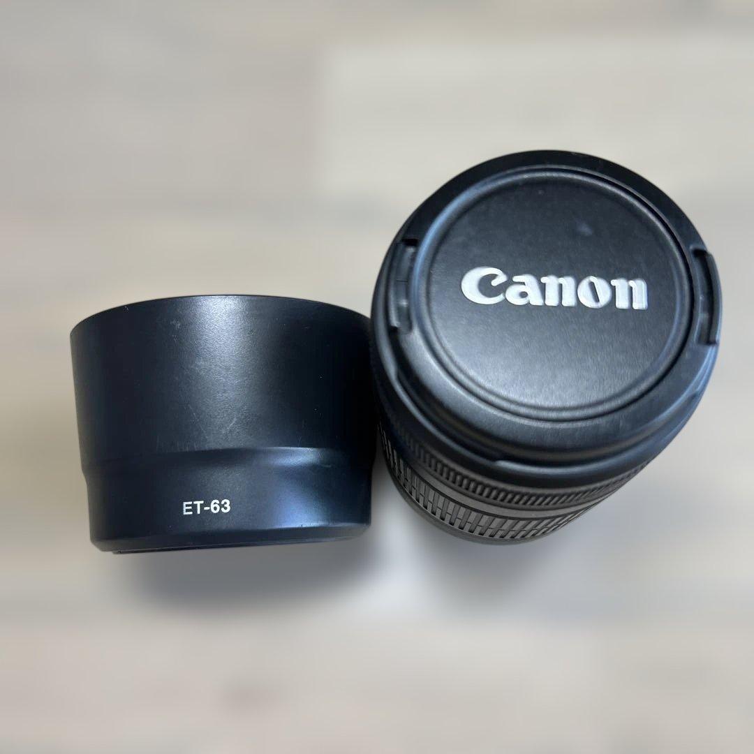 Canon ズームレンズ EF-S 55-250mm レンズフード付き（中古品） - メルカリ