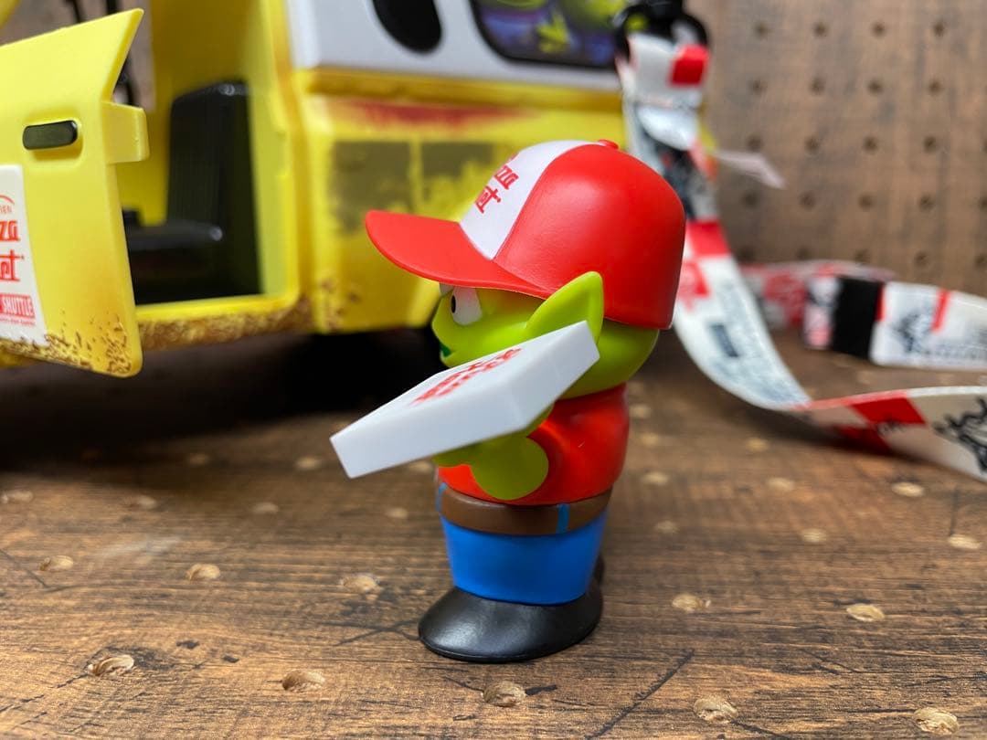 アメリカ　ディズニーランド ピザプラネット ポップコーンバケット