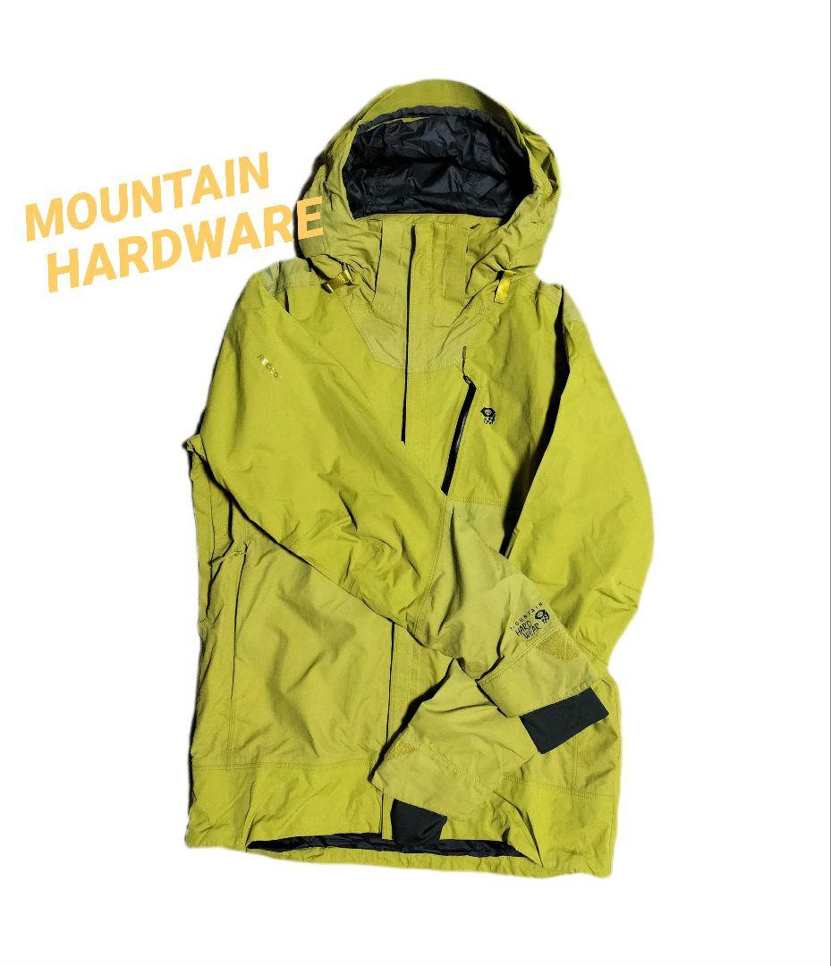 MOUNTAIN HARDWARE ジャケット からし色 RECCO М 日本L ファーストトラックスインサレーテッドジャケット(S Olive Gold Black