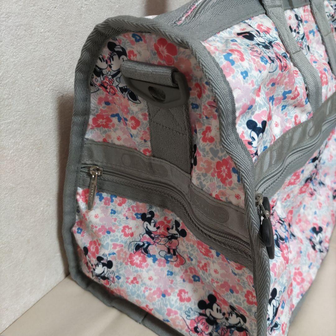 未使用 レスポートサック ディズニー ボストンバッグ ミッキー 花柄