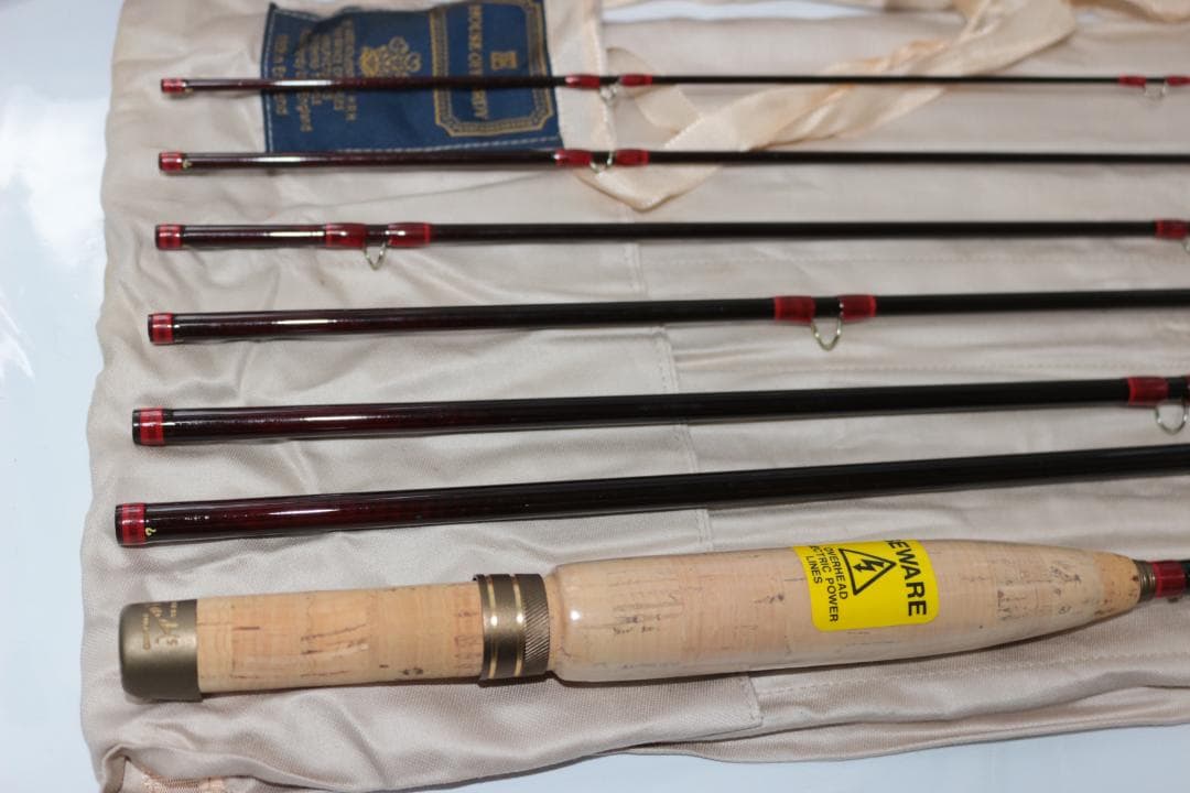 ハーディ　Hardy　デラックススマグラー　8.5ft　6番　7本継　革ケース付